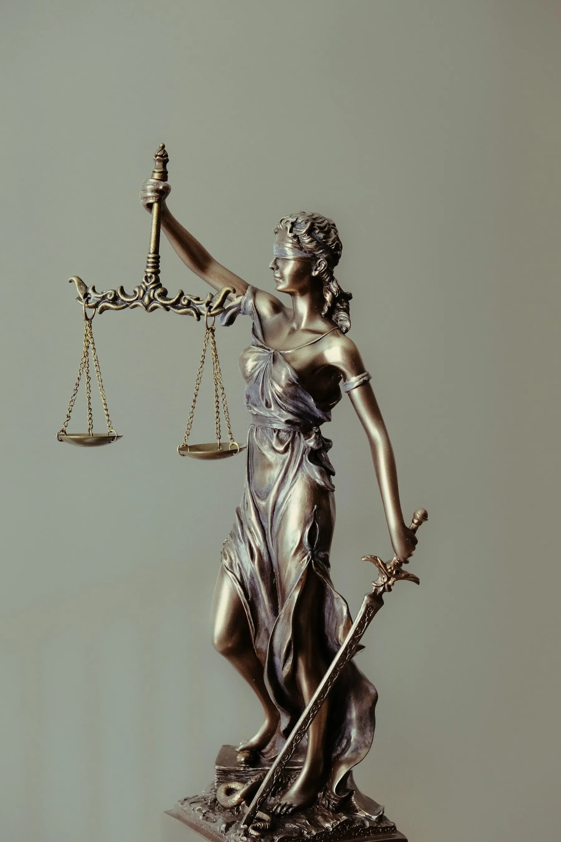 Socha Justície — symbol spravodlivosti